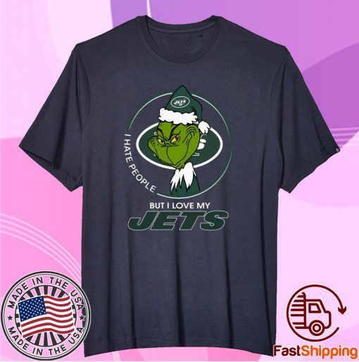 I Hate People But I Love My New York Jets Grinch 2020 Tee Shirt