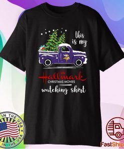 Minnesota Vikings This Is My Hallmark Christmas Movies Watching 2020 Shirts