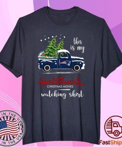 New England Patriots This Is My Hallmark Christmas Movies Watching Tee Shirt