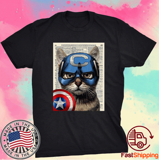 Cat Captain America 2021 Tee Shirt