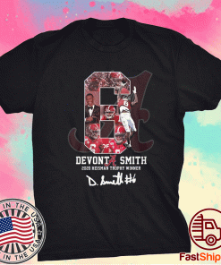 Devonta Smith 2020 Heisman Trophy Winner Tee Shirt