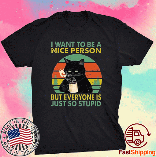 I Want to Be A Nice Person Tee Shirt