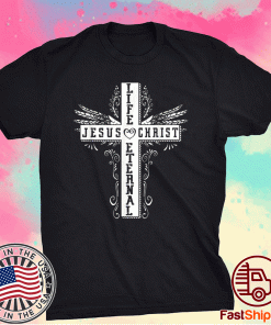 Jesus Cross Drawing Funny TShirt