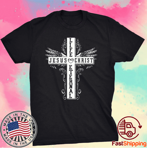 Jesus Cross Drawing Funny TShirt