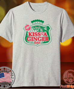 Kiss a ginger day Jan 12th t-shirt