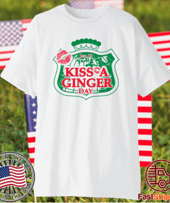 Kiss a ginger day Jan 12th t-shirt