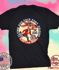 Lying Dog Face Pony Soldier Quid Pro Quo Joe Biden Donkey Tee Shirt