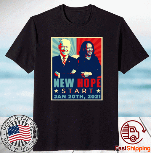 New Hope For 2021 Joe Biden Kamala Harris Shirt Joe Biden Inauguration Shirt