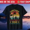 60th Birthday Vintage September 1960 Quarantine Edition Us 2021 T-Shirt
