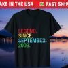 Legend Since September 2003 Birthday 18th Birthday 2021 Shirt