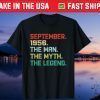 Man Myth Legend September 1956 Birthday 63 Years Old Unisex Shirt