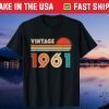 Vintage 1961 Birthday 60 Years Old Gift T-Shirt