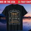 Vintage September 1997 Birthday 24th Birthday 24 Year Old US 2021 T-Shirt