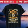 Vintage September 2006 15th Birthday 15 Year Old Tee Shirt