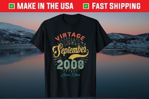 Vintage September 2008 Limited Edition Tee Shirt