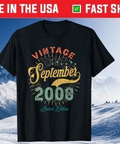 Vintage September 2008 Limited Edition Tee Shirt