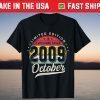12 Years Old Limited Edition Awesome Since 2009 October Unisex Shirt