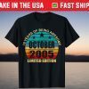 16 Years Of Being Awesome October 2005 16 Year Old Birthday Classic Shirt