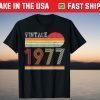 1977 Vintage Retro 70's Birthday 2021 Shirt