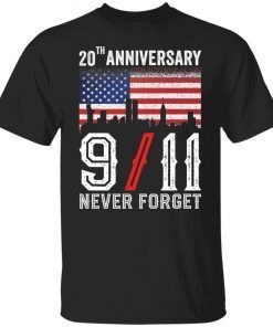 20th anniversary 9/11 never forget Unisex Shirt