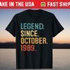 32nd Birthday 32 Year Old Legend Since October 1998 Unisex Shirt