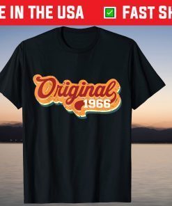 55th Birthday Vintage 1966 55 Years Old T-Shirt