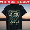 62nd Birthday Gift Man Myth Legend Born In OCTOBER 1959 Official Shirt