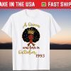 A Queen Was Born in October 1993 28th Birthday Tee Shirt