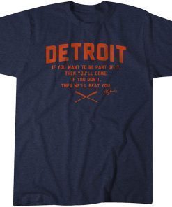 A.J Hinch Detroit Official Shirt