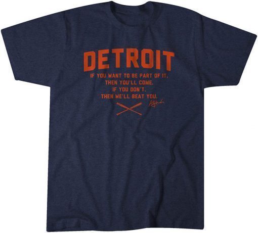 A.J Hinch Detroit Official Shirt