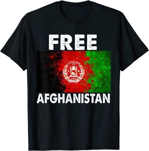 Afghanistan Flag Free Afghanistan Unisex Shirt