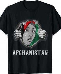 Afghanistan Woman I Love Afghanistan Afghans Flag Gift Shirt