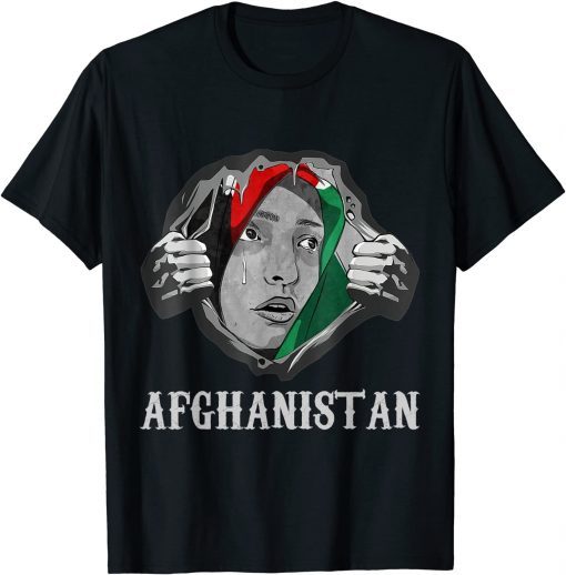 Afghanistan Woman I Love Afghanistan Afghans Flag Gift Shirt