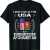 American Afghanistan Flag - My Story Began In Afghanistan US 2021 Shirt