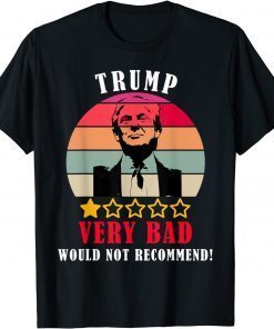 Anti Trump Pro Biden 1 Star Rating Election Vote Official Shirt