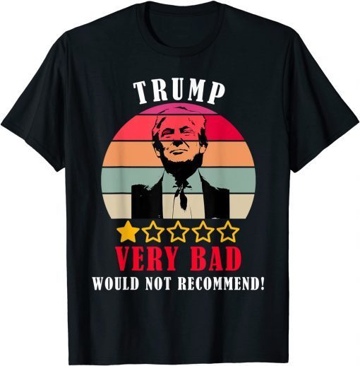 Anti Trump Pro Biden 1 Star Rating Election Vote Official Shirt