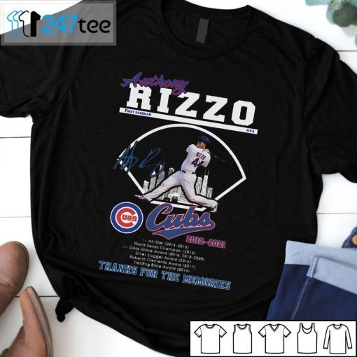 Authony Rizzo Cubs 2012-2021 Thanks For The Memories Classic T-Shirt