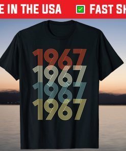 Awesome 1967 54th Birthday 54 Years Old Tee Shirt