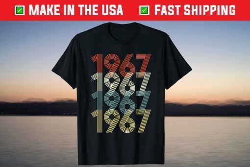 Awesome 1967 54th Birthday 54 Years Old Tee Shirt