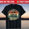 Awesome Birthday 1950 71 Year Old Legendary Tee Shirt