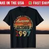 Awesome October 1997 24th Bithday 24 Year Old Gift Shirt