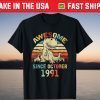 Awesome Since OCTOBER 1991 30th Dinosaur Birthday Gift Shirts