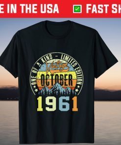 Awesome Since October 1961 One Of A Kind Limited Edition Official Shirt