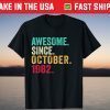 Awesome Since October 1982 39th Birthday Gift T-Shirt