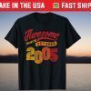 Awesome Since October 2005 16 Years Old 16th Birthday Gift T-Shirt