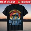 Awesome Since October Lion 1989 30th Birthday Classic T-Shirt