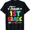 Back To School Team First Grade Teacher Student 2021 Shirt