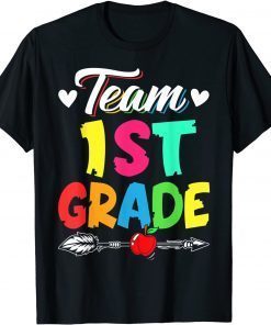 Back To School Team First Grade Teacher Student 2021 Shirt