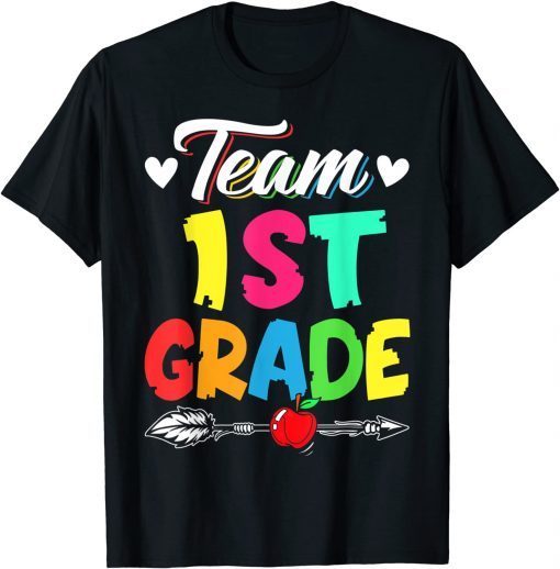 Back To School Team First Grade Teacher Student 2021 Shirt