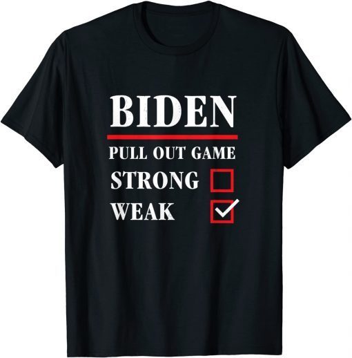 Biden Afghanistan US military pull out Kabul Tee Shirt